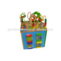 Cuarteto de quatro lados Jogo de caixa de cubo de madeira educacional Atividades do jardim de infância Centro de jogo Baby Toy Cube
